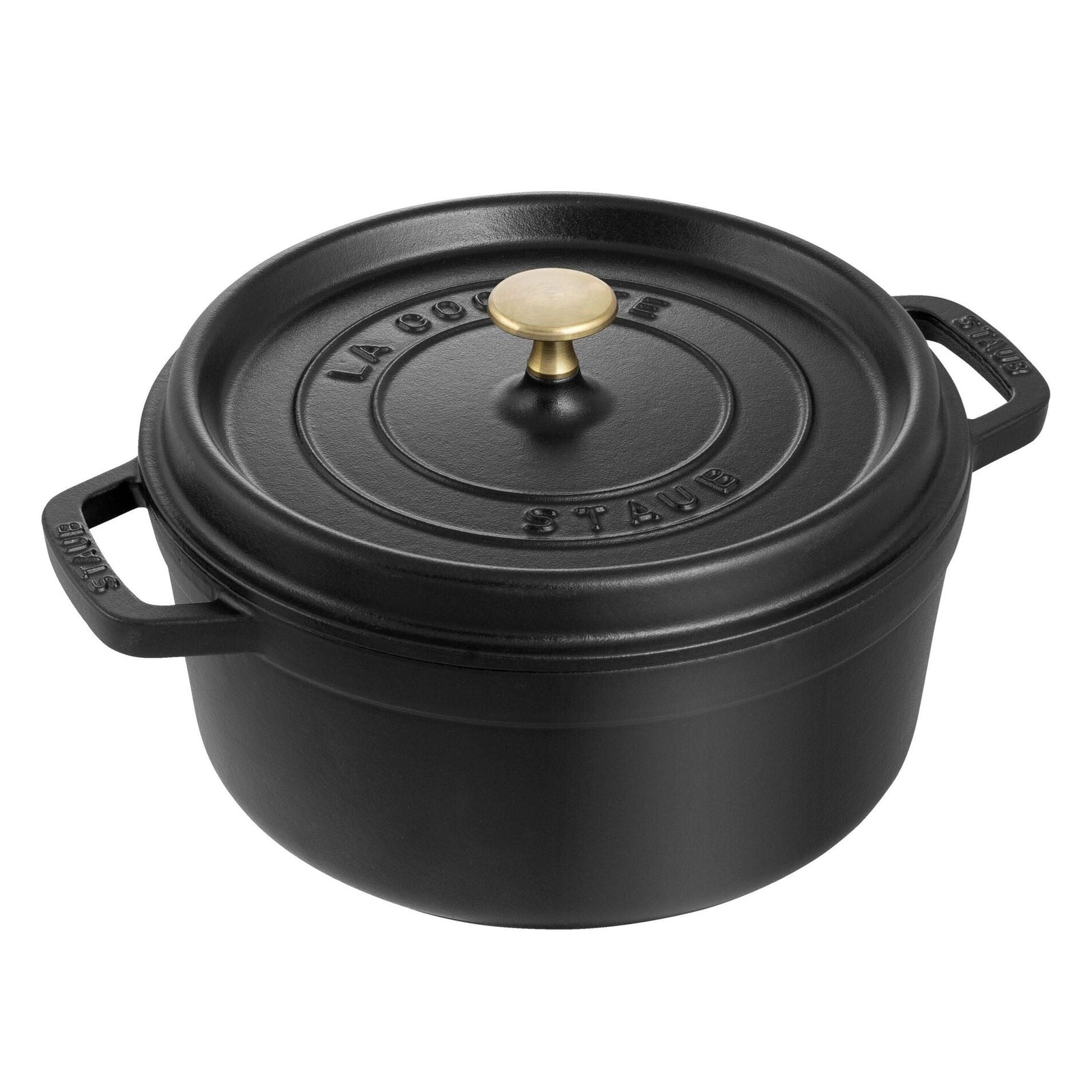 Staub Round Cocotte 7Qt - Black