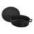Staub Oval Cocotte Chubby 5.9Qt - Black