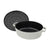 Staub Oval Cocotte Chubby 5.9Q - White Truffle