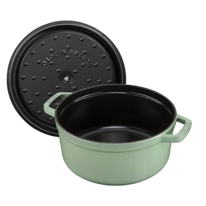 Staub Round Cocotte 7Qt - Sage