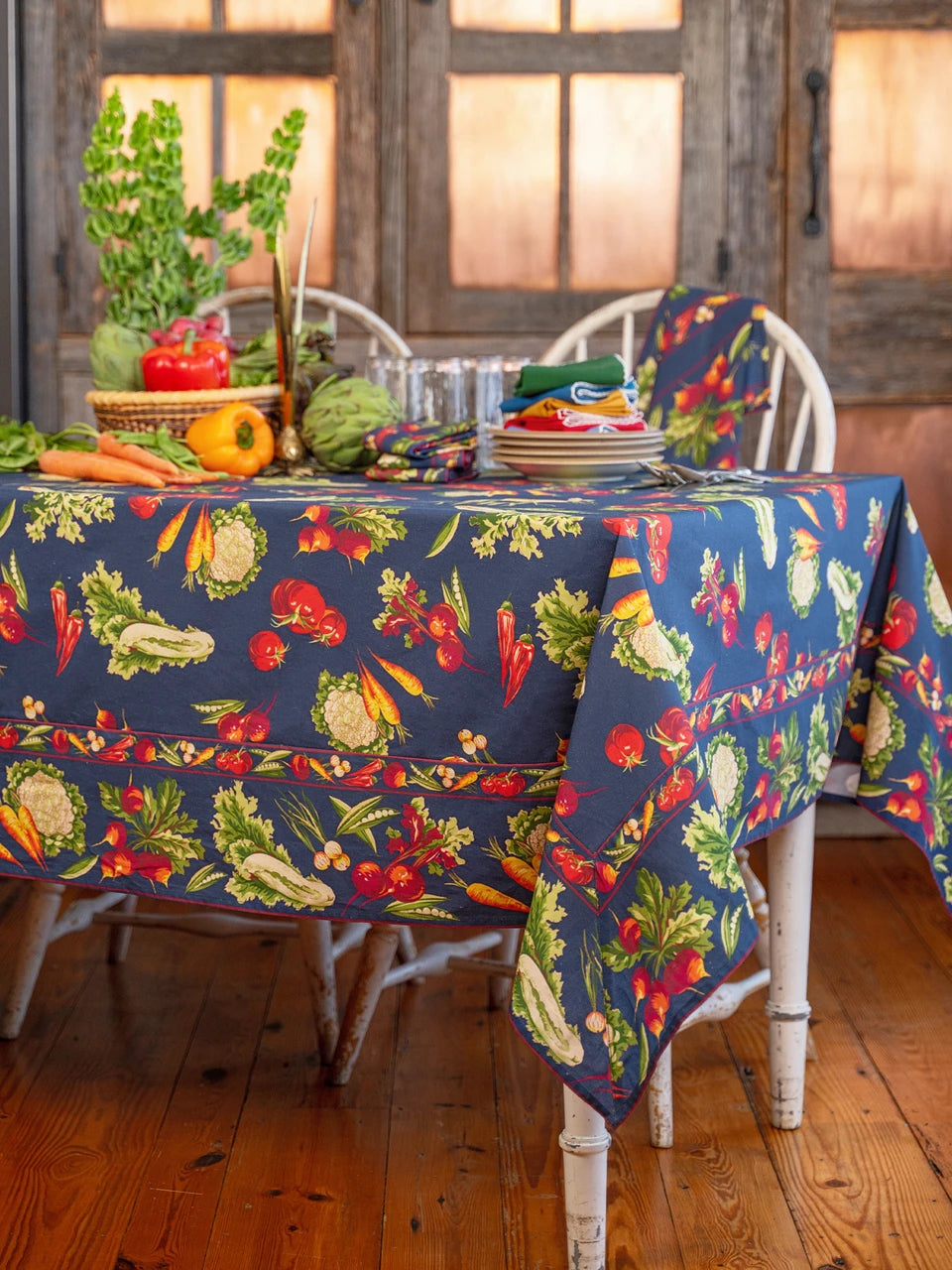 April Cornell Tablecloth 36x36" - Farm Fresh