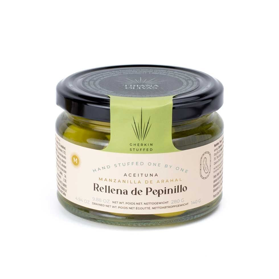 Triana Olivas Gherkin Stuffed Olives