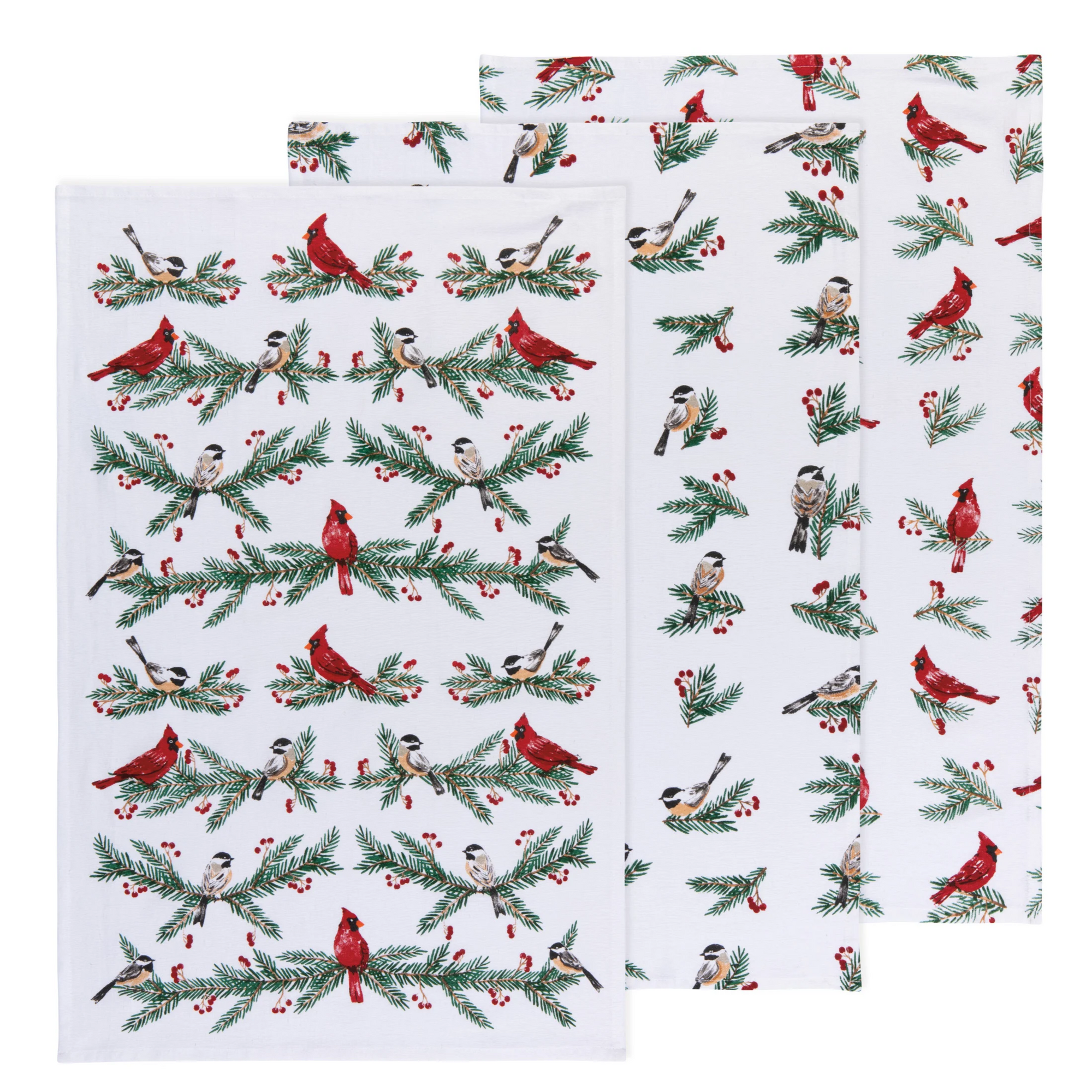 Danica Floursack Dishtowels - Birds & Boughs (Set of 3)