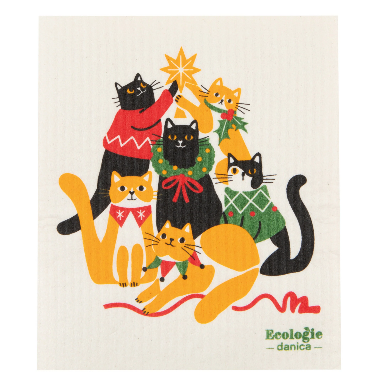 Danica Swedish Dishcloth - Kitty Carol