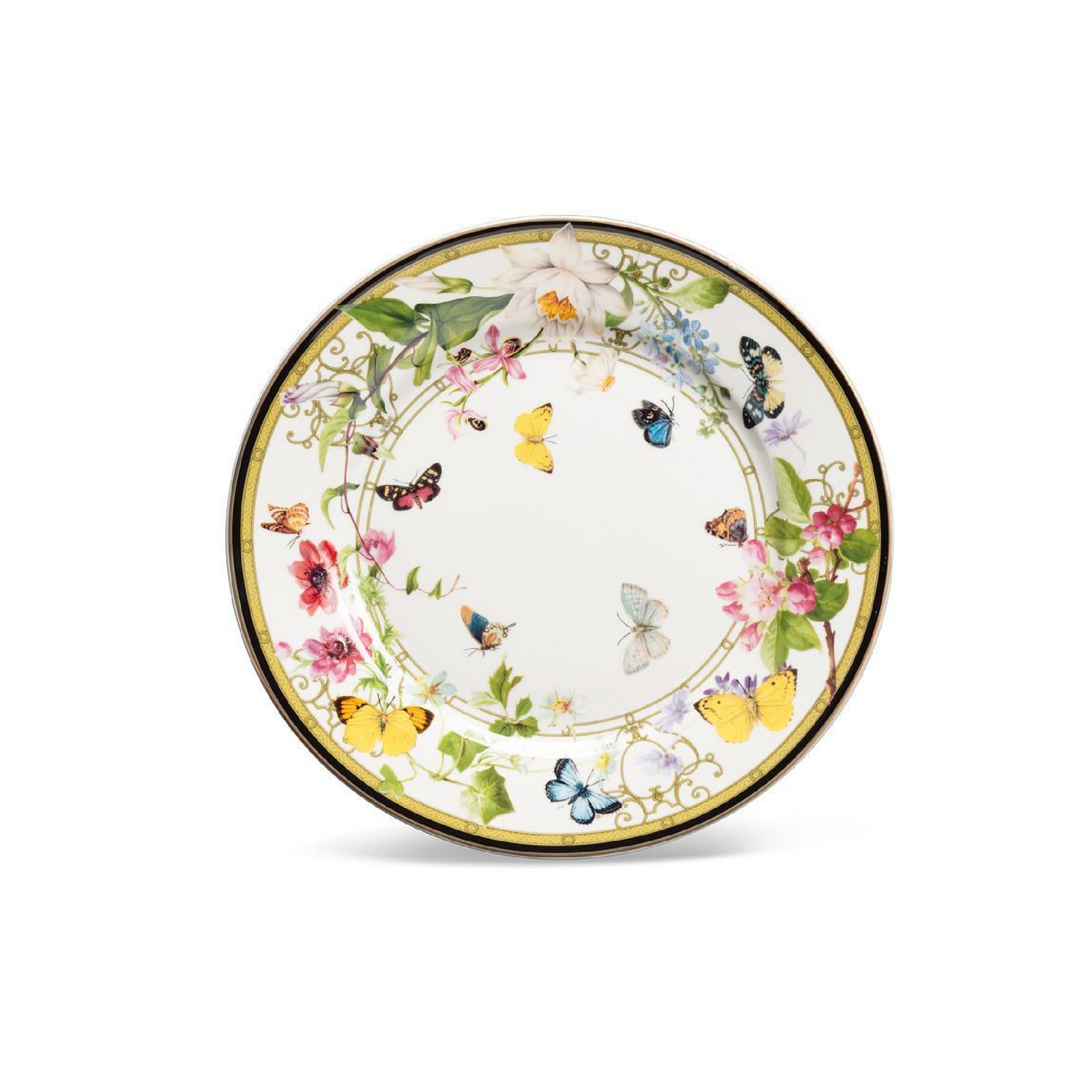 Abbott 7.5' Tea Plate - Shangrila Butterfly Garden