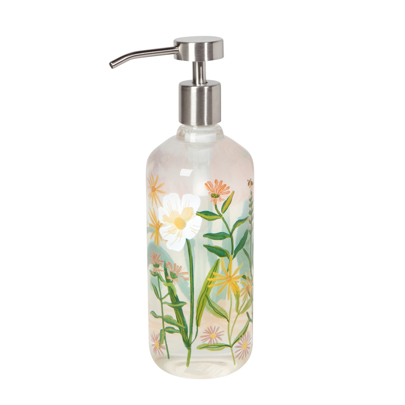 Danica Glass Soap Pump - Bees & Blooms