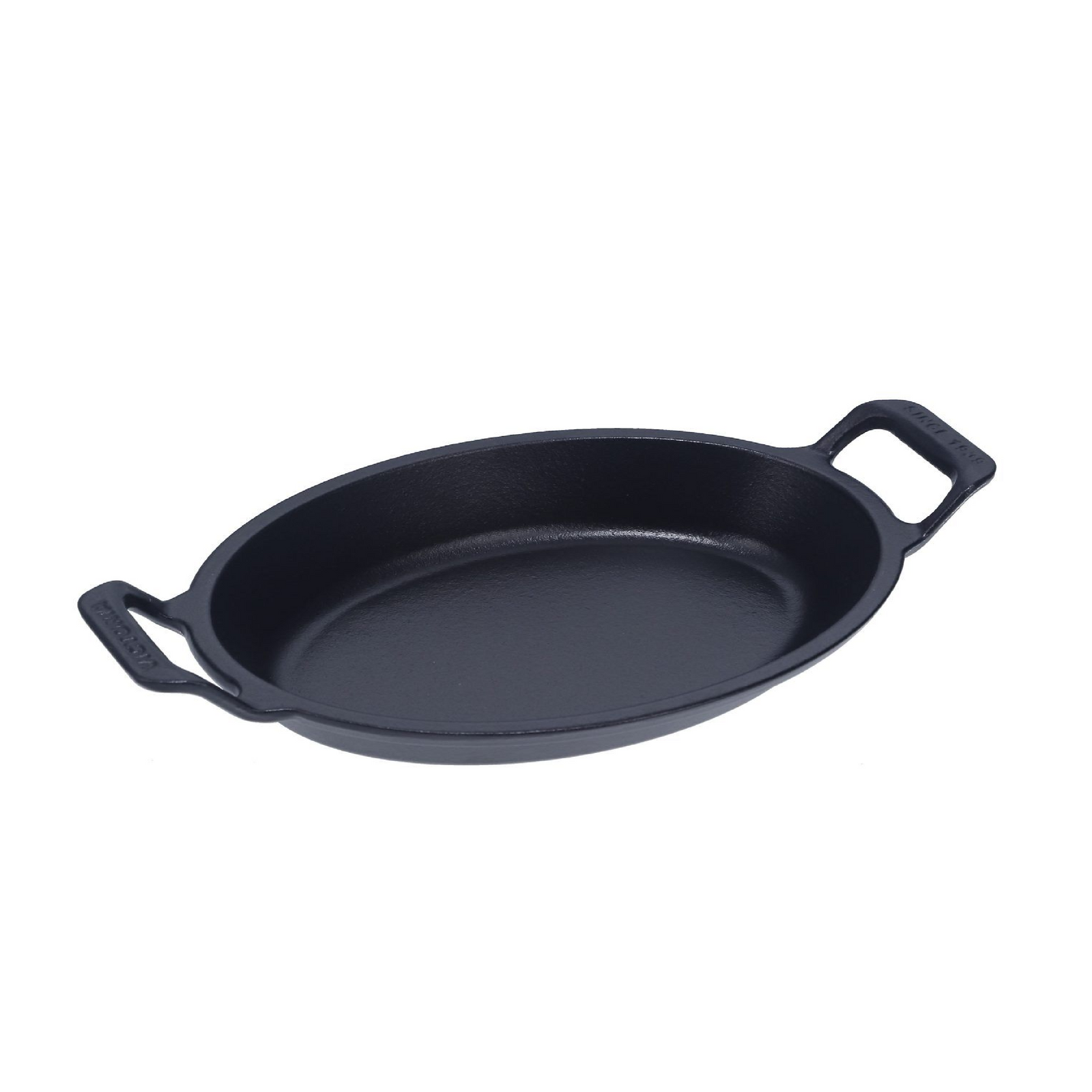 Victoria Cast Iron Oval Casserole Dish 8.3x6