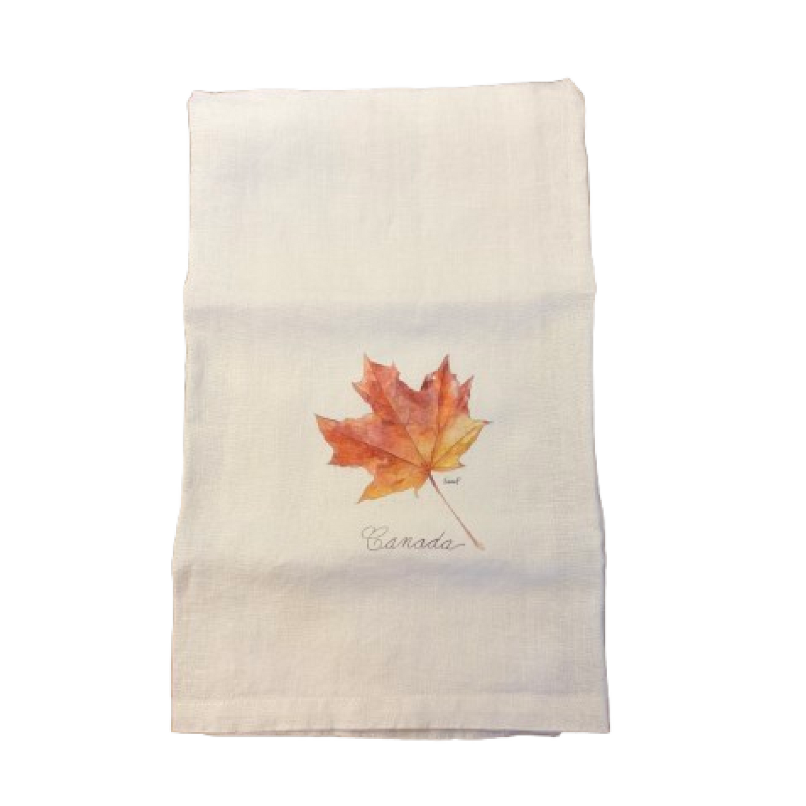 Studio On Tenth Linen Teatowel - Maple Leaf