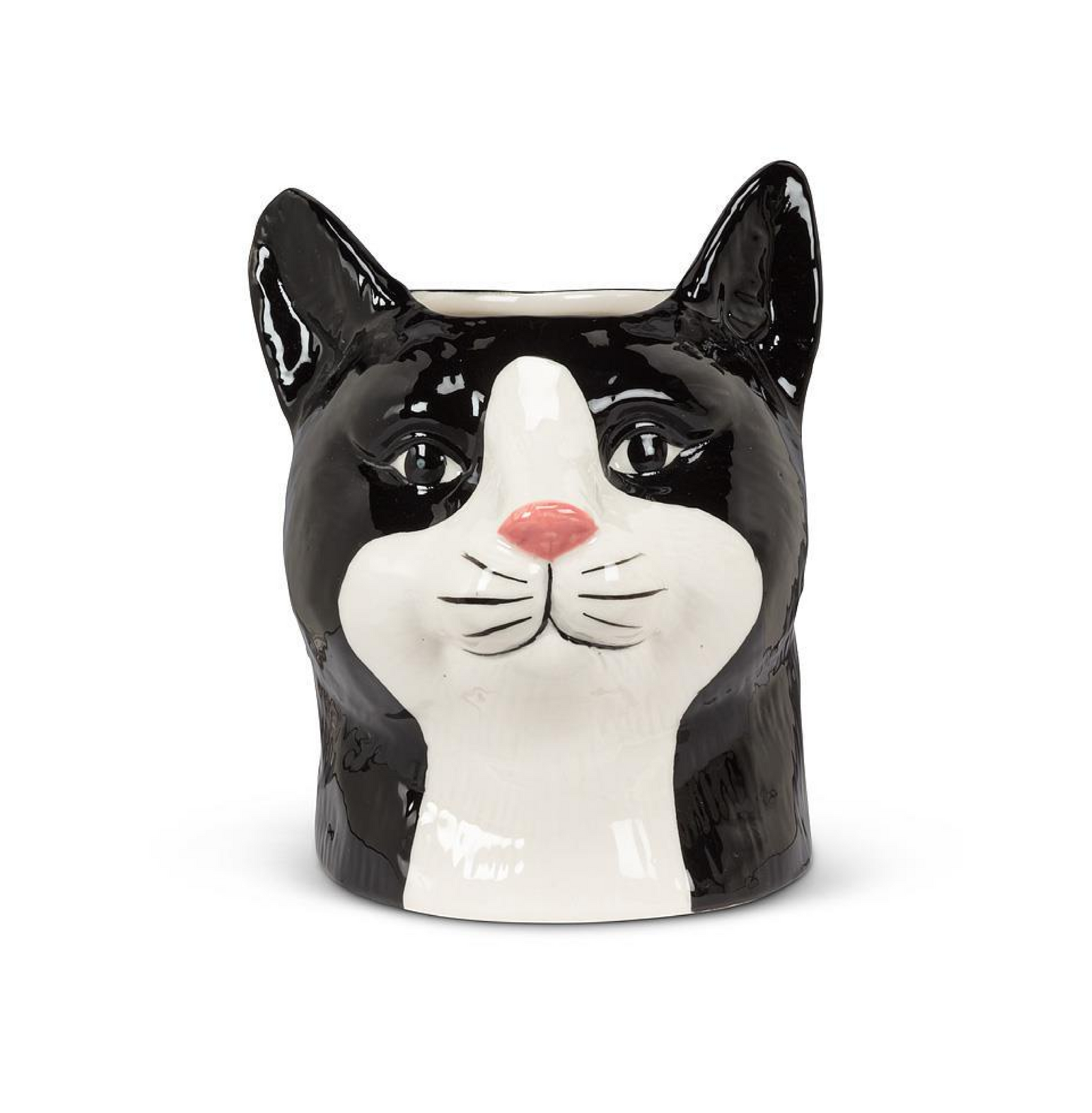 Abbott Tuxedo Cat Medium Planter