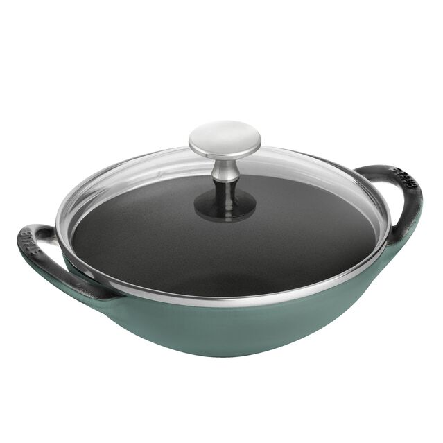Staub Mini Wok W/ Lid - Eucalyptus