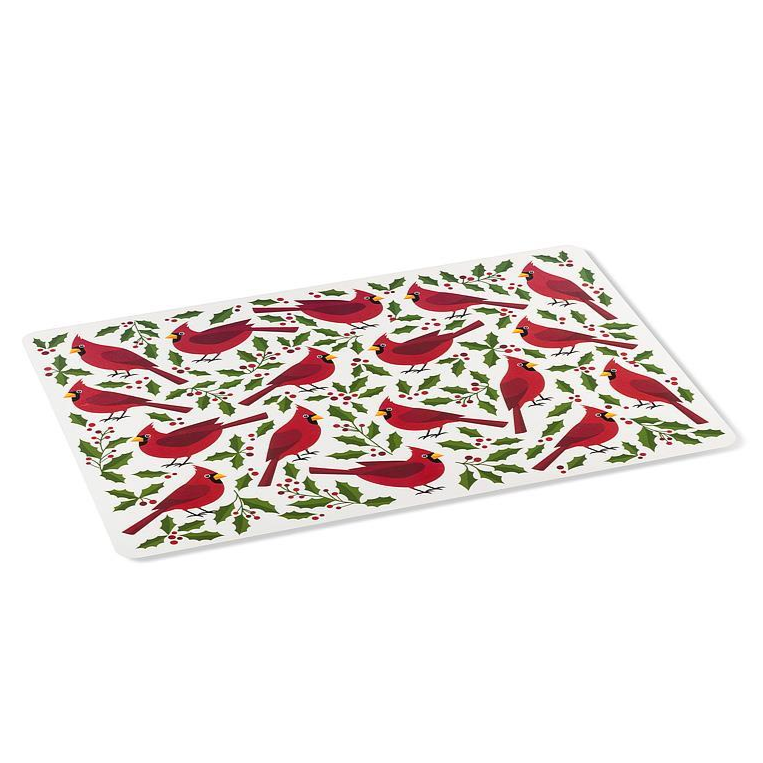 Abbott Placemat Cardinals & Holly