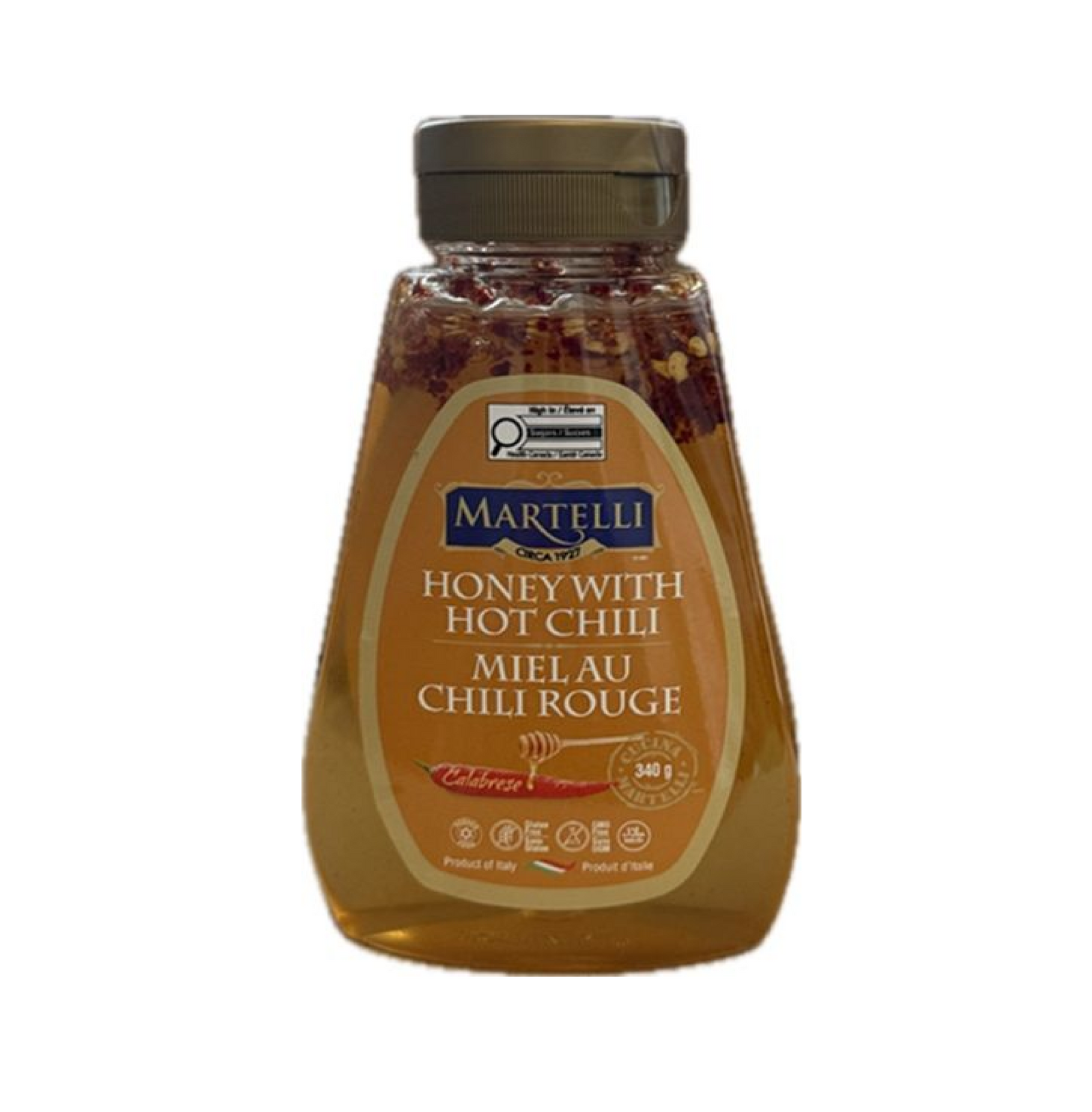 Martelli Honey with Hot  Calabrian Chili 340g