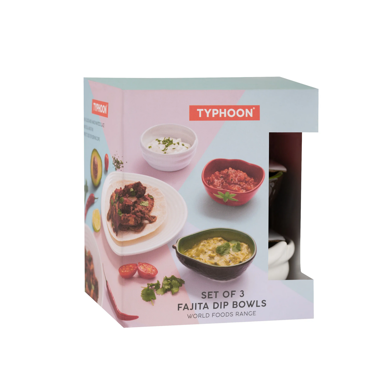 Typhoon Fajita Dip Bowl - Fajita (Set of 3)