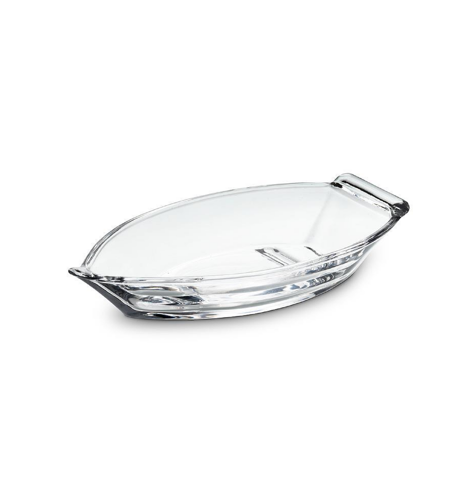 Abbott Glass Rowboat Dish 5"
