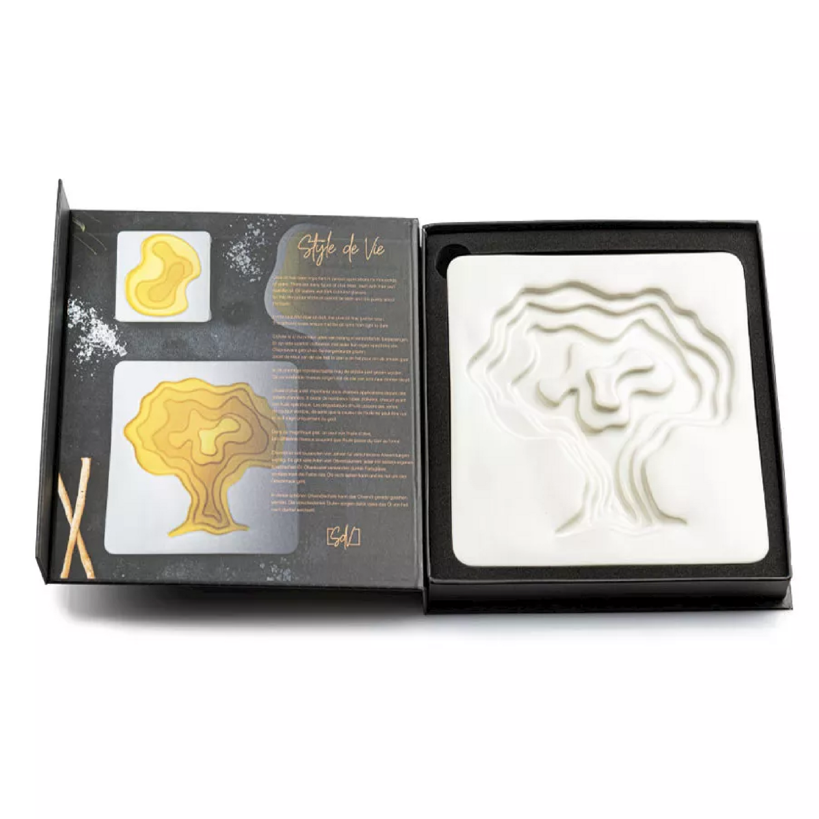 Style de Vie - White Olive Oil Tree Dish