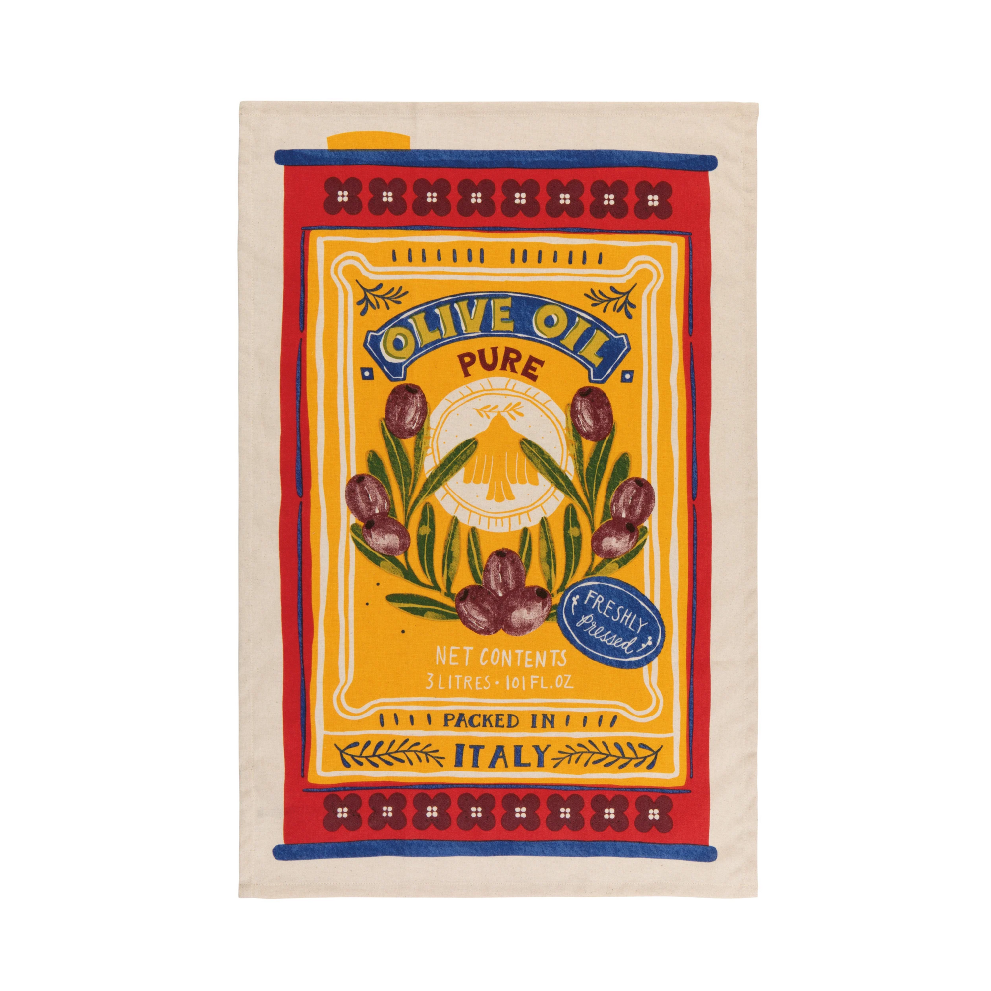 Danica Tea Towel - Olive Oil