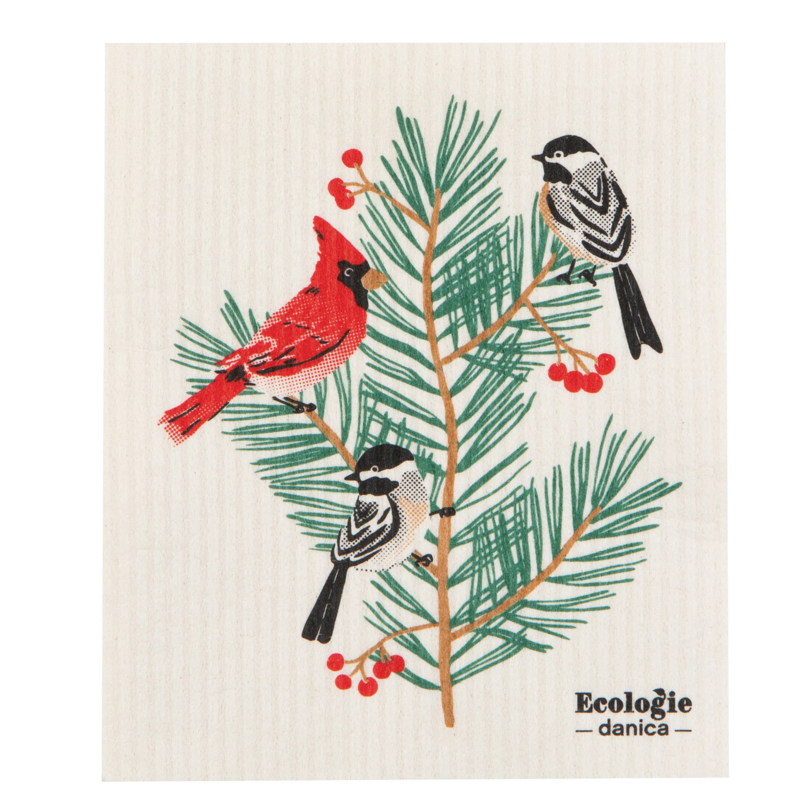Danica Swedish Dishcloth - Birds & Boughs