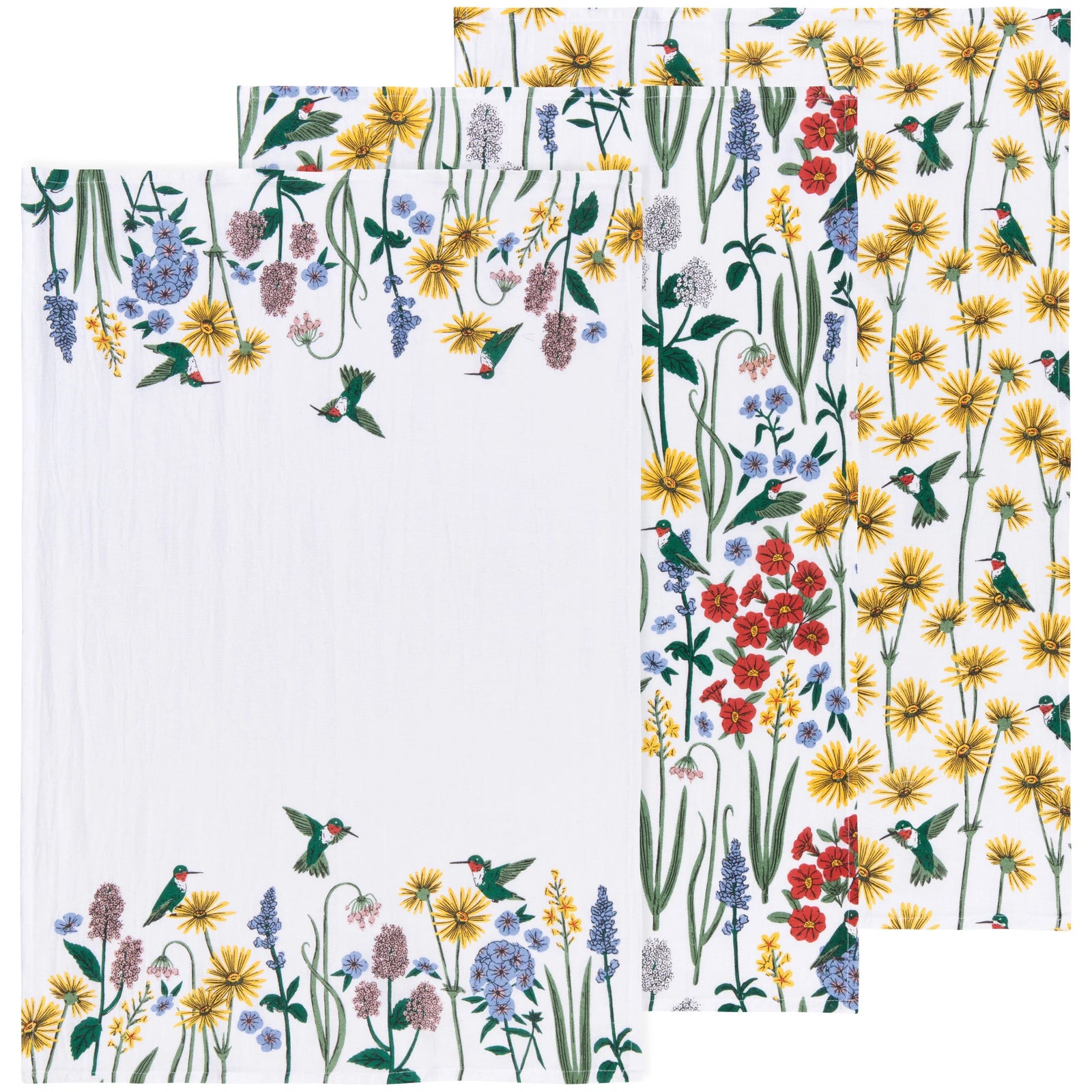 Danica Floursack Tea Towels - Hummingbirds (Set of 3)
