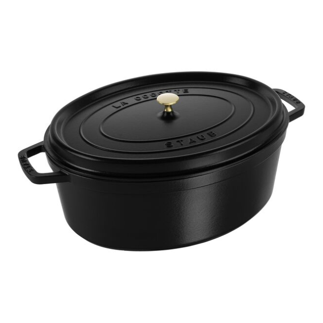 Staub Cocotte 5.75Qt - Black Oval