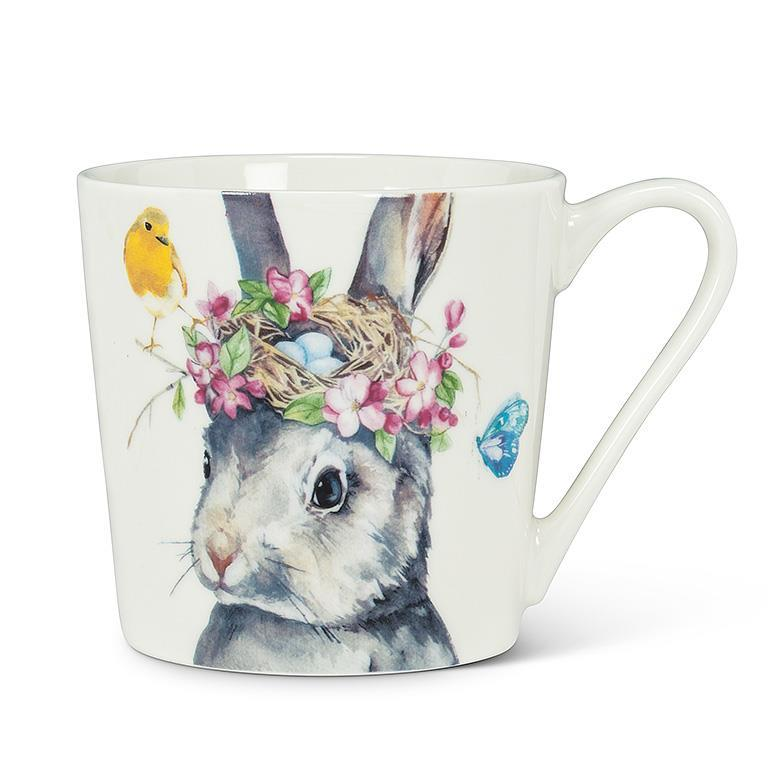 Abbot Mug - Rabbit with Nest Crown