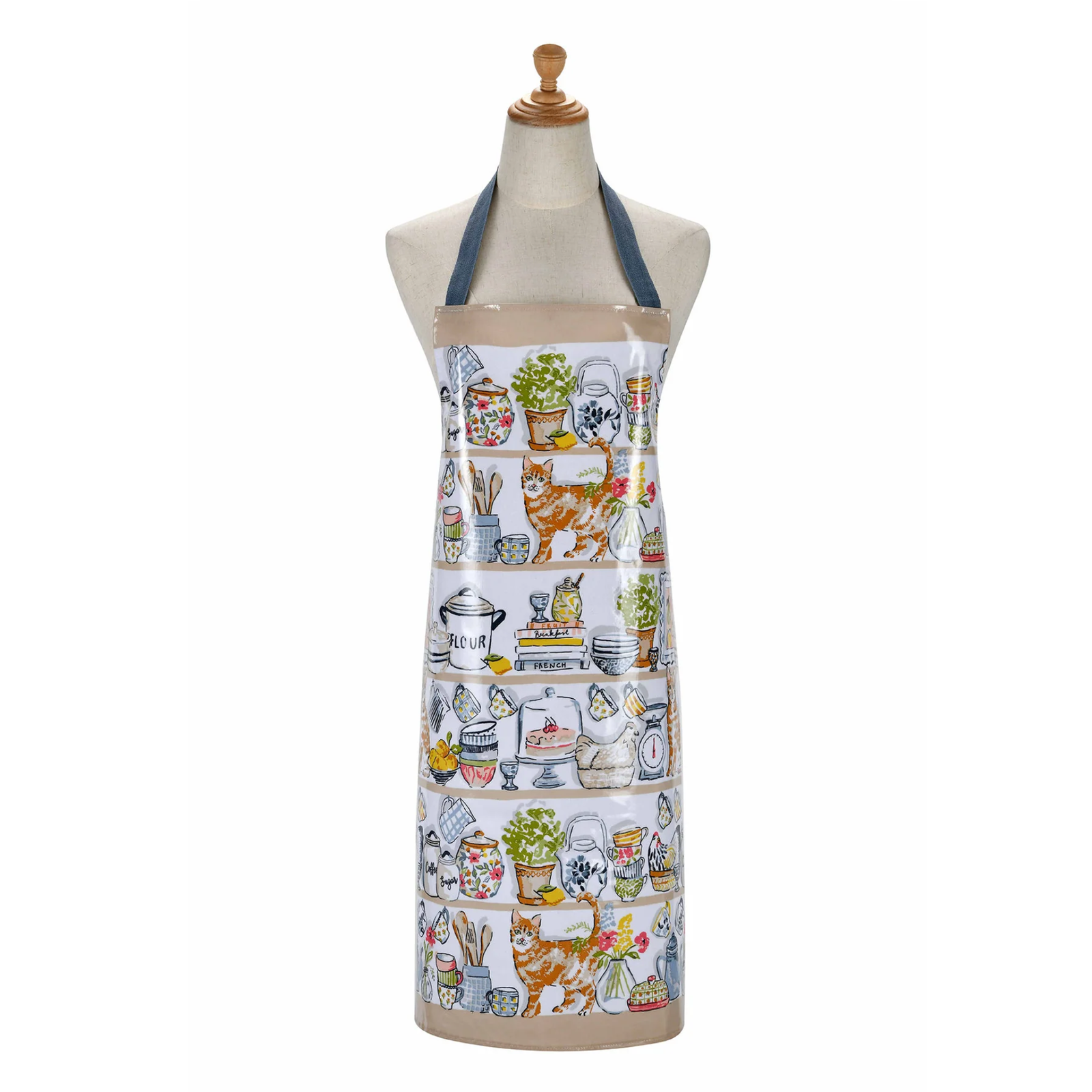 Ulster Weavers Oil Cloth Apron - Pantry Cat