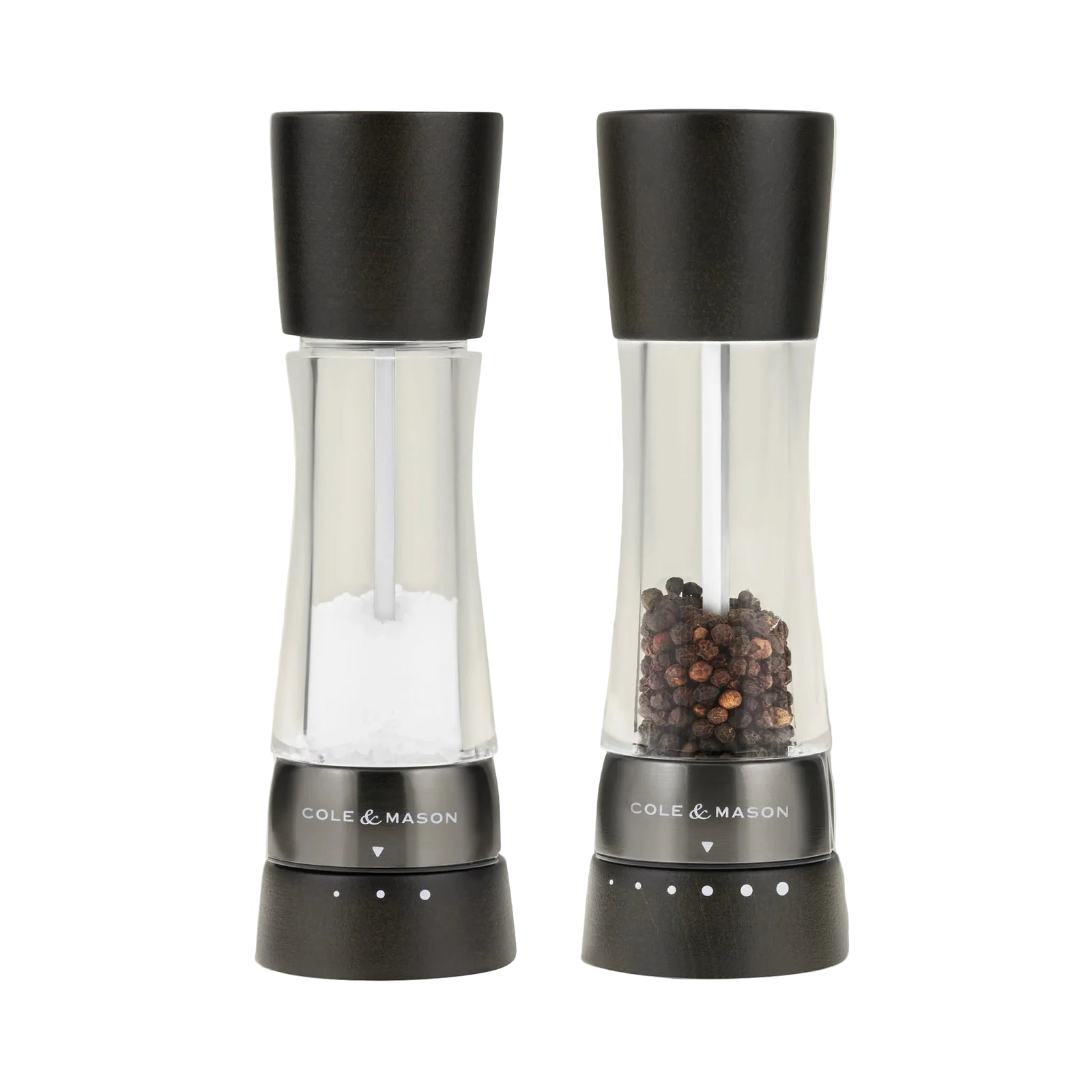 Cole & Mason Derwent Salt & Pepper Mill Set - Black Wood