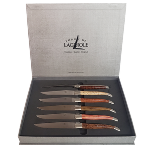 Forge de Laguiole Assorted Table Knife Set (Set of 6)