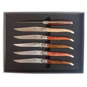 Forge de Laguiole Assorted Table Knife Set (Set of 6)