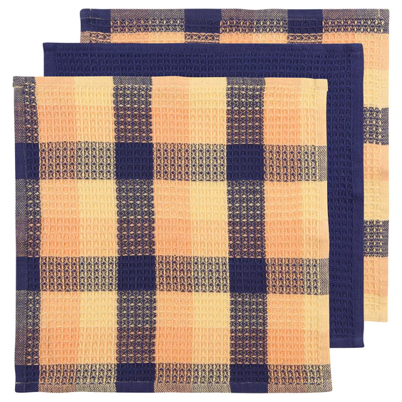 Danica Dish Cloth - Check Dusk (Set of 3)