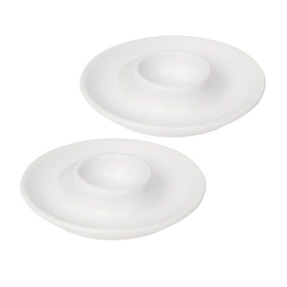 Danica Egg Cup - Matte White (Set of 2)