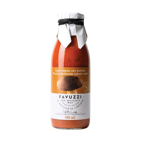 Favuzzi Tomato Sauce Porcini Mushroom 480ml