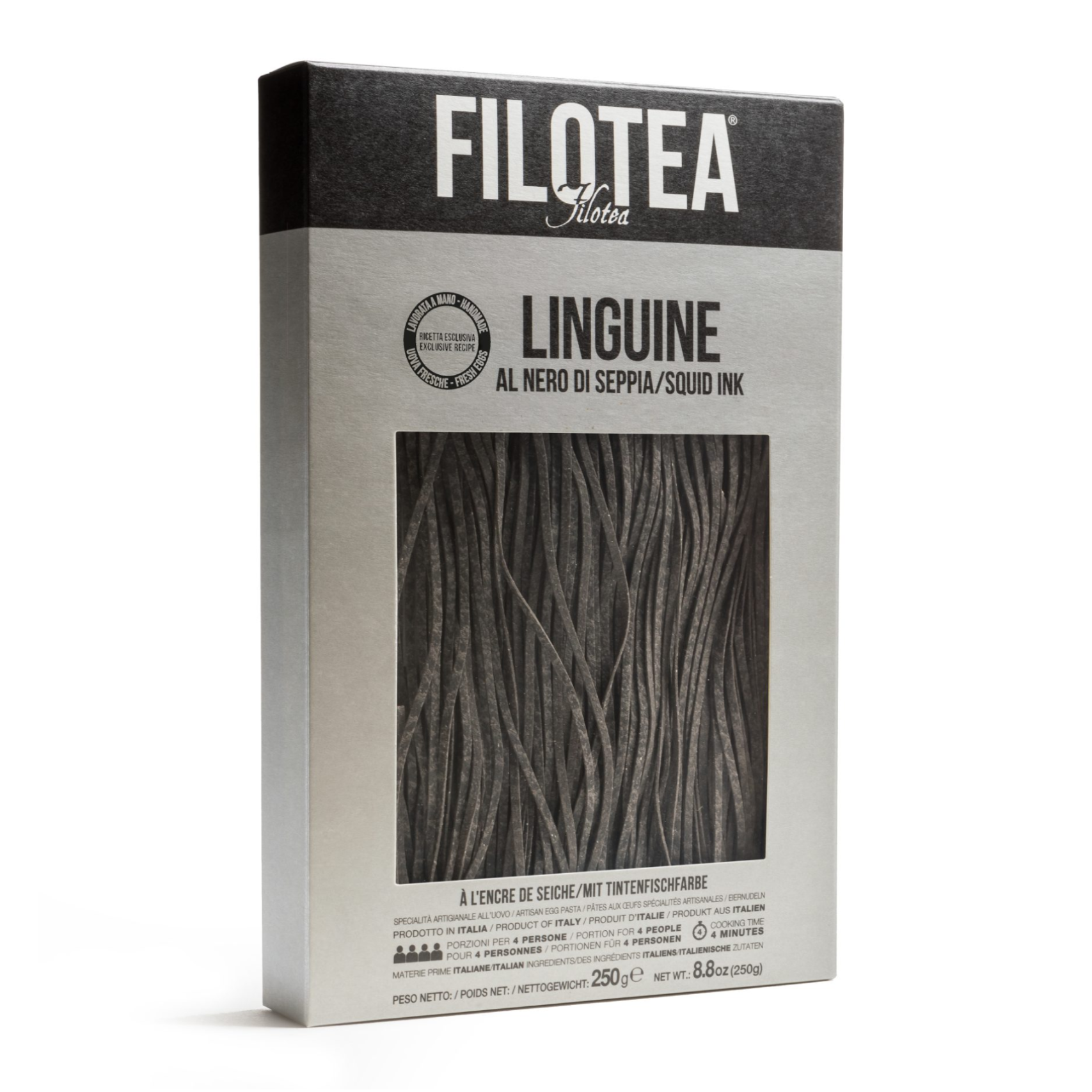 Filotea Squid Ink Linguine 250g