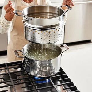 All-Clad Simply Strain Stainless Steel 12 Qt