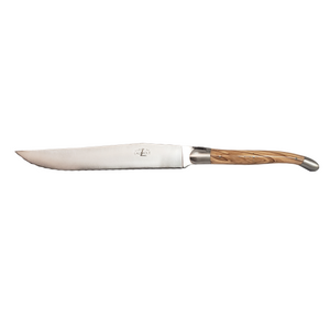 Forge de Laguiole Bread Knife with Olivewood Handle