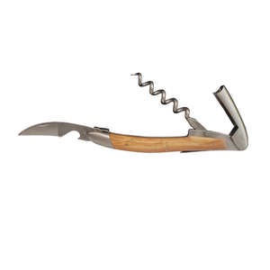 Forge de Laguiole Wine Opener with a Olivewood Handle