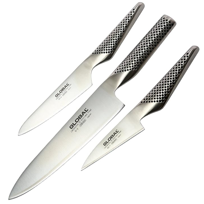 Global  Knife Set Chef (3pc)