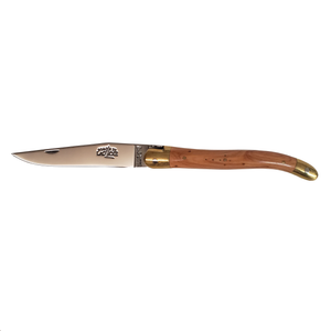 Forge de Laguiole Pocket Knife with a Juniper Wood Handle