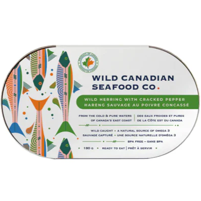 Wild Canadian Seafood Co. -  Wild Herring with Cracked Pepper 180g