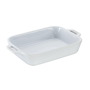 Staub White Ceramic Oven Set (Set of 4)