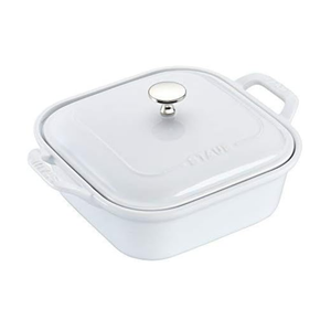 Staub White Ceramic Oven Set (Set of 4)