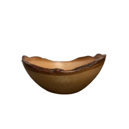 Michael Sbrocca Salad Bowl - Oak 10"