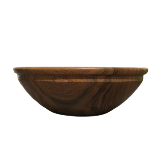 Michael Sbrocca Salad Bowl - Walnut 10"