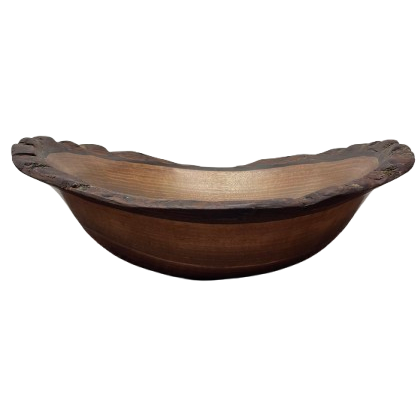 Michael Sbrocca Salad Bowl - Walnut 12"