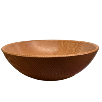 Michael Sbrocca Salad Bowl - Oak 18"
