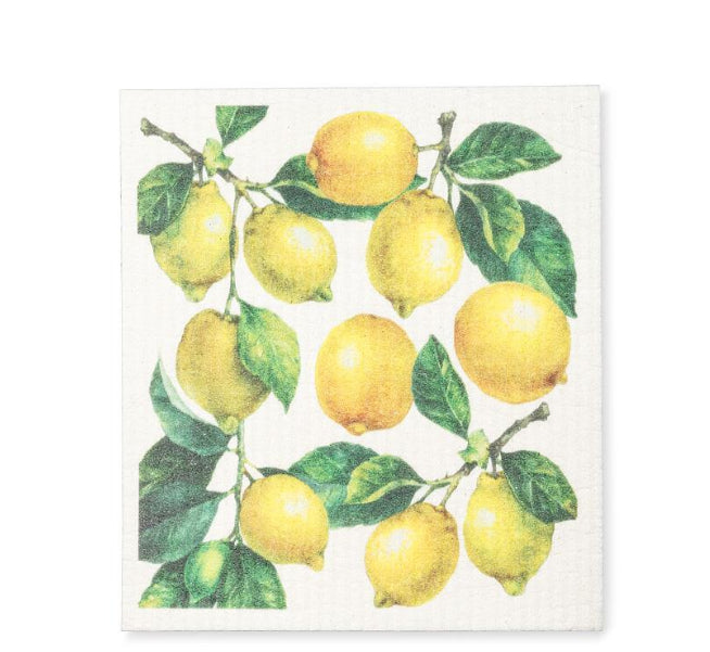 Abbott Swedish Dish Cloth - All Over Lemon