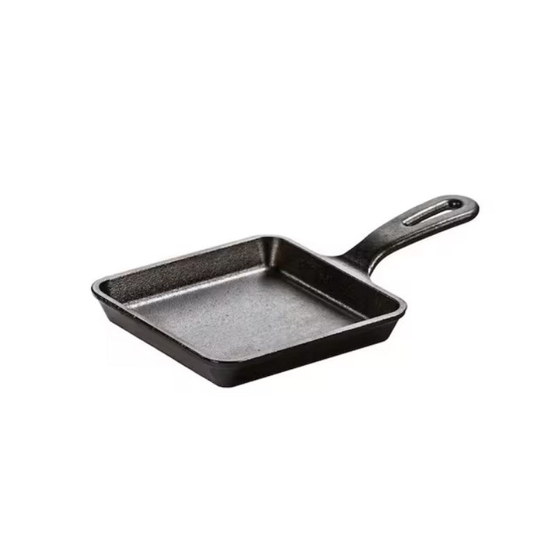 Lodge Seasoned Square Cast Iron Skillet 5.5
