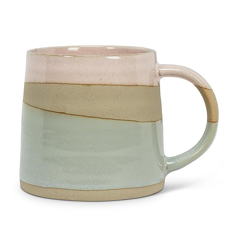 Abbott Mug Pink/Blue Striped