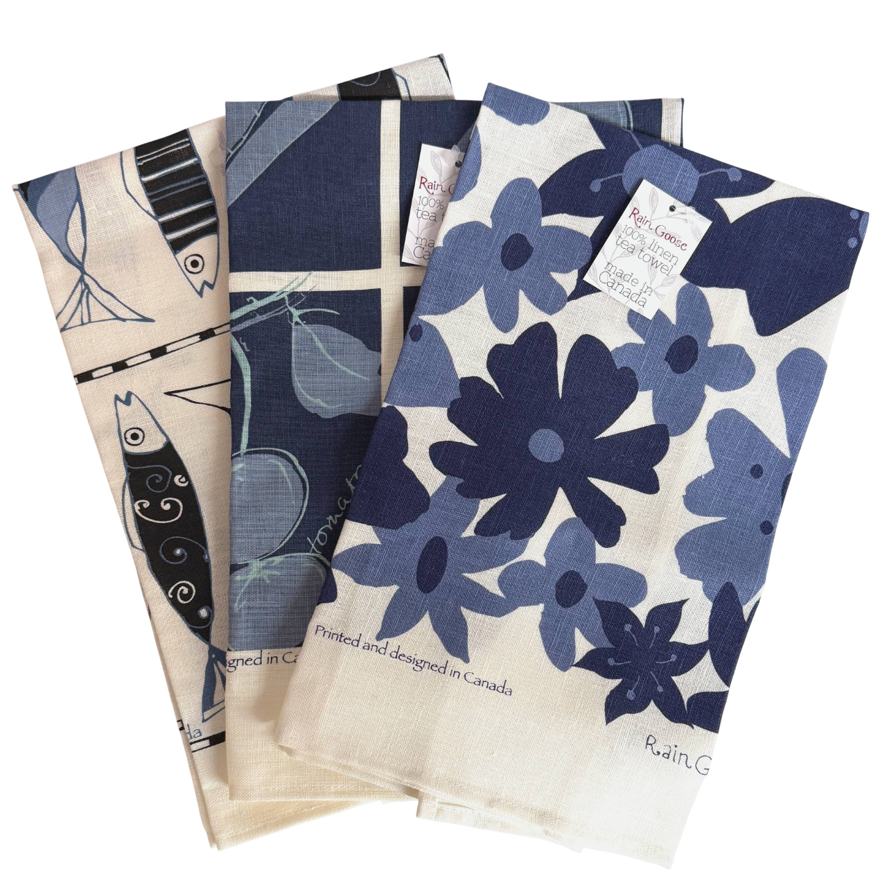 Rain Goose Tea Towel - Assorted