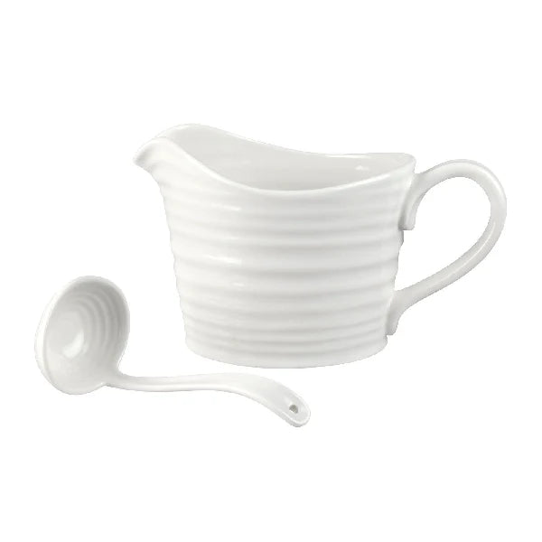 Sophie Conran Sauce Jug & Ladle - White