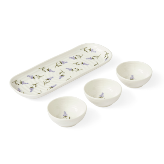Sophie Conran Tray and Bowl Set Lavendula (Set of 4)